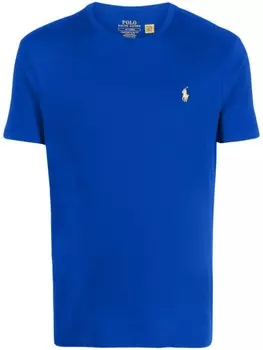 Polo Ralph Lauren футболка с вышивкой Polo Pony, синий