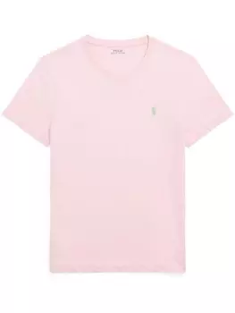 Polo Ralph Lauren футболка с вышивкой Polo Pony, розовый