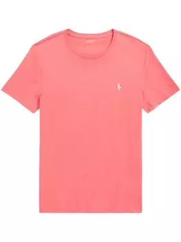 Polo Ralph Lauren футболка с вышивкой Polo Pony, розовый