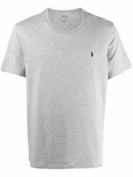 Polo Ralph Lauren футболка с вышивкой Polo Pony, серый