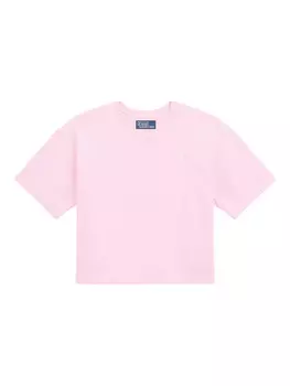 Polo Ralph Lauren футболка с вышивкой Polo Pony, розовый