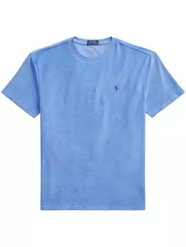 Polo Ralph Lauren футболка с вышивкой Polo Pony, синий