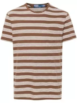 Polo Ralph Lauren футболка в полоску, коричневый