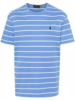 Polo Ralph Lauren футболка в полоску с мотивом «Поло Пони», синий