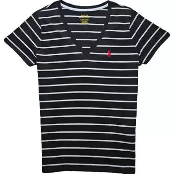 Polo Ralph Lauren Футболка женская черно-белая