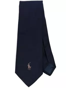 Polo Ralph Lauren галстук Polo Pony шелковый, синий