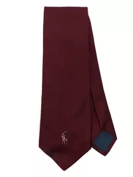 Polo Ralph Lauren галстук Polo Pony шелковый, красный