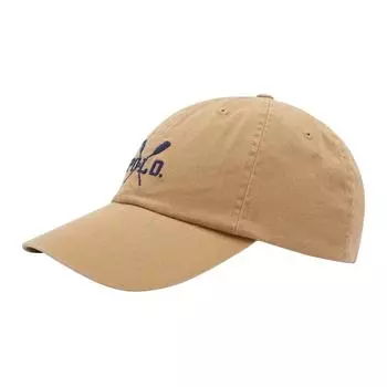 Polo Ralph Lauren Хлопковая бейсболка мужская коричневая