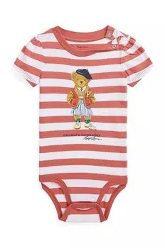 Polo Ralph Lauren Хлопковое детское боди, красный