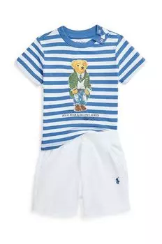 Polo Ralph Lauren Хлопковый детский комплект, синий