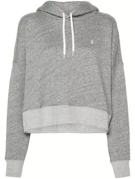 Polo Ralph Lauren худи из джерси, серый