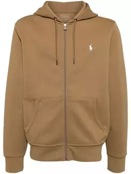 Polo Ralph Lauren худи на молнии, коричневый