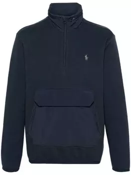 Polo Ralph Lauren худи на молнии, синий