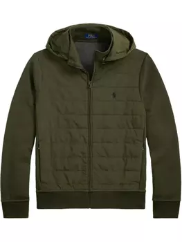 Polo Ralph Lauren худи на молнии, зеленый