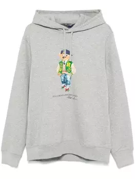 Polo Ralph Lauren худи Polo Bear, серый