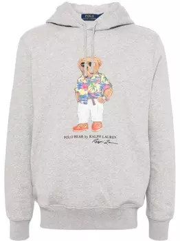 Polo Ralph Lauren худи Polo Bear, серый