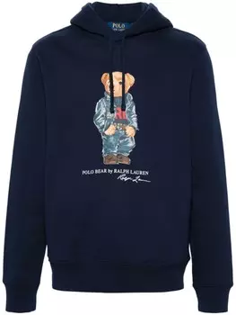 Polo Ralph Lauren худи Polo Bear, синий