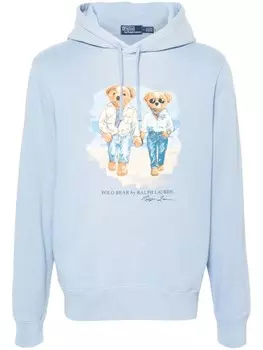 Polo Ralph Lauren худи Polo Bear, синий
