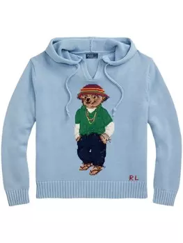 Polo Ralph Lauren худи Polo Bear, синий