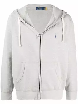 Polo Ralph Lauren худи Polo Poney на молнии, серый