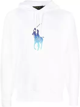 Polo Ralph Lauren худи с графичным принтом, белый