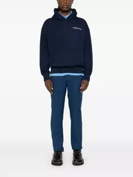 Polo Ralph Lauren худи с кулиской и логотипом, синий