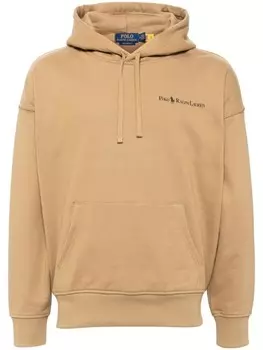 Polo Ralph Lauren худи с логотипом, нейтральный цвет