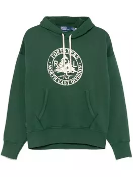 Polo Ralph Lauren худи с логотипом, зеленый