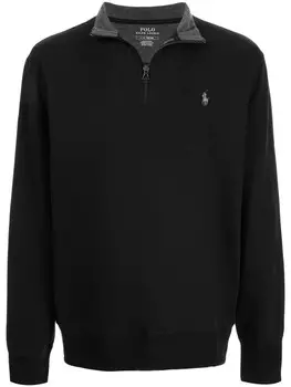 Polo Ralph Lauren худи с молнией, черный