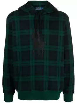 Polo Ralph Lauren худи с нашивкой-логотипом, зеленый