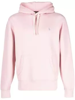 Polo Ralph Lauren худи с вышитым логотипом, розовый