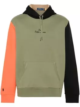 Polo Ralph Lauren худи с вышитым логотипом, зеленый