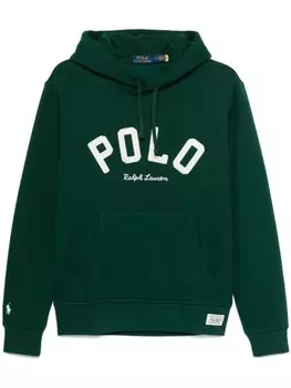 Polo Ralph Lauren худи с вышитым логотипом, зеленый