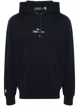 Polo Ralph Lauren худи с вышитым логотипом, синий