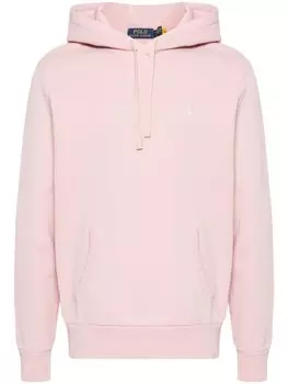 Polo Ralph Lauren худи с вышивкой Polo Pony, розовый