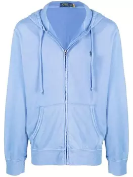 Polo Ralph Lauren худи с вышивкой Polo Pony, синий