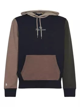 Polo Ralph Lauren худи в стиле колор-блок, черный