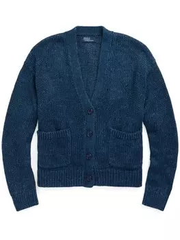 Polo Ralph Lauren кардиган из смесового льна, синий