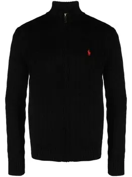 Polo Ralph Lauren кардиган на молнии, черный