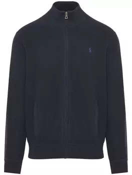 Polo Ralph Lauren кардиган с вышитым логотипом, синий