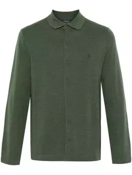 Polo Ralph Lauren кардиган с вышивкой Polo Pony, зеленый