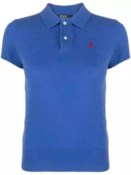 Polo Ralph Lauren кашемировая рубашка поло Polo Pony, синий