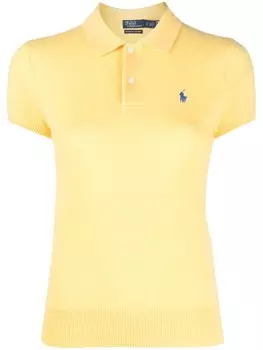 Polo Ralph Lauren кашемировая рубашка поло Polo Pony, желтый
