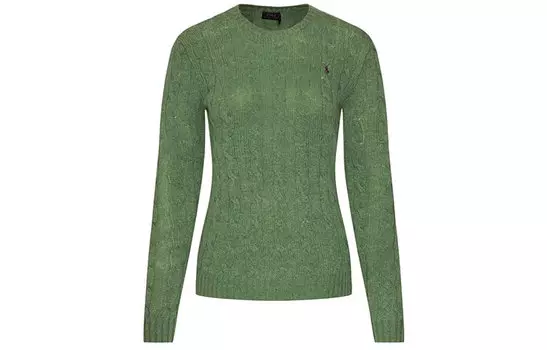 Polo Ralph Lauren Кашемировый свитер женский зеленый