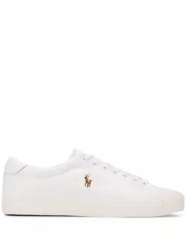 Polo Ralph Lauren кеды с контрастным логотипом, белый