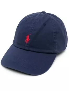 Polo Ralph Lauren кепка с вышитым логотипом, синий