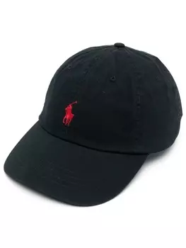 Polo Ralph Lauren кепка с вышитым логотипом, черный
