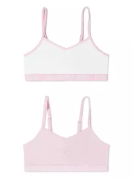 POLO RALPH LAUREN KIDS бюстгальтер с логотипом, розовый