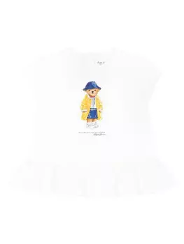 POLO RALPH LAUREN KIDS футболка Polo Bear, белый