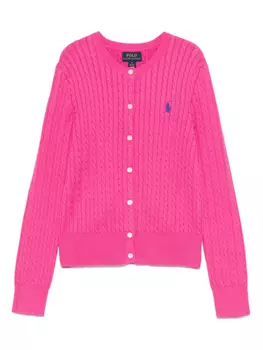POLO RALPH LAUREN KIDS кардиган Polo Pony, розовый